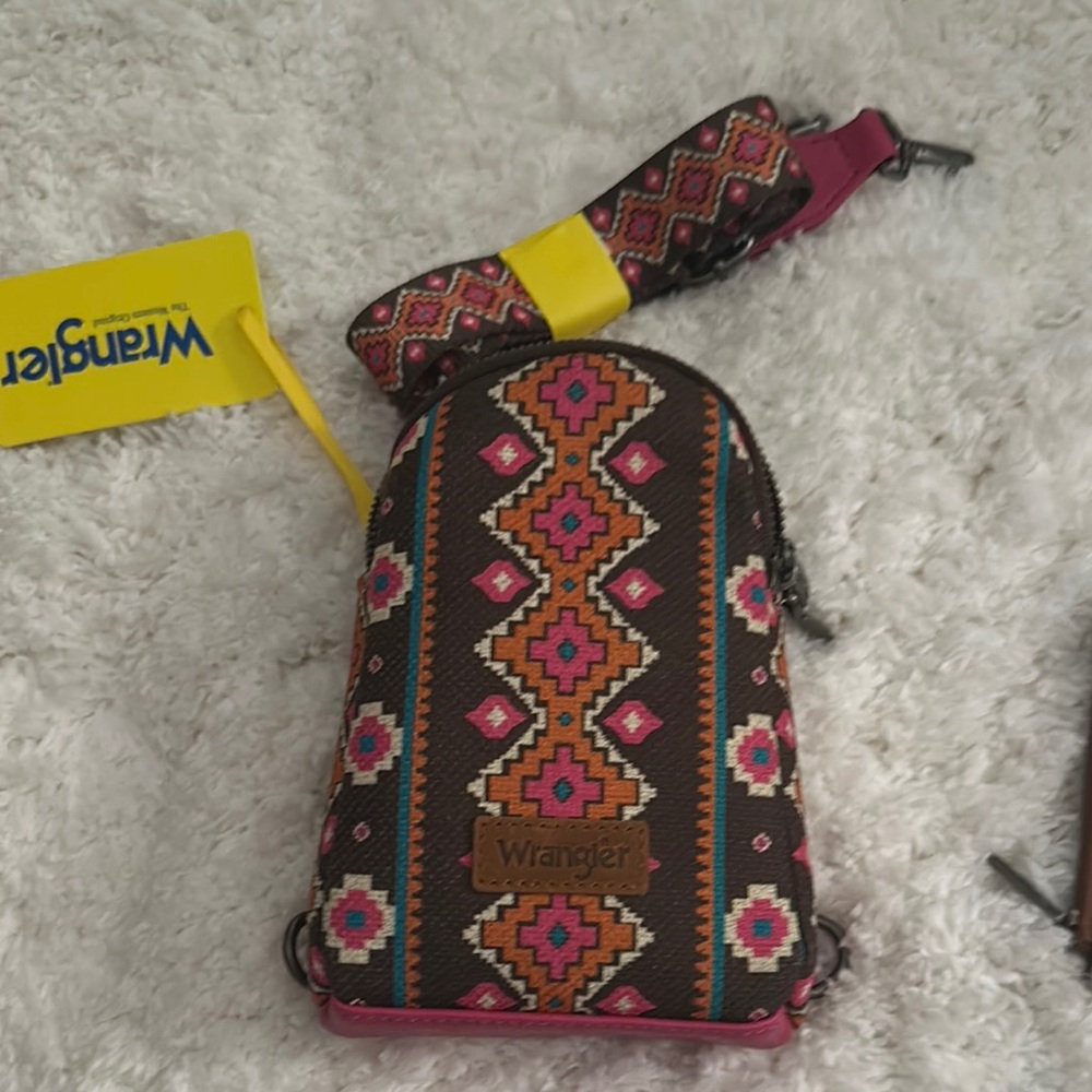 Wrangler Colorful Patterned Crossbody Bag